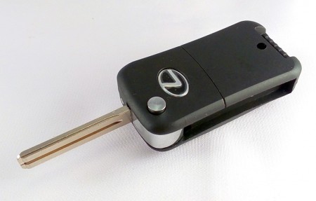 выкидной ключ лексус 2 кнопки в стиле порше логотип